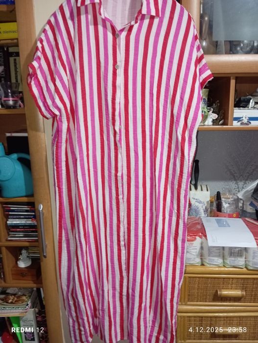 Długa sukienka 100% bawełna