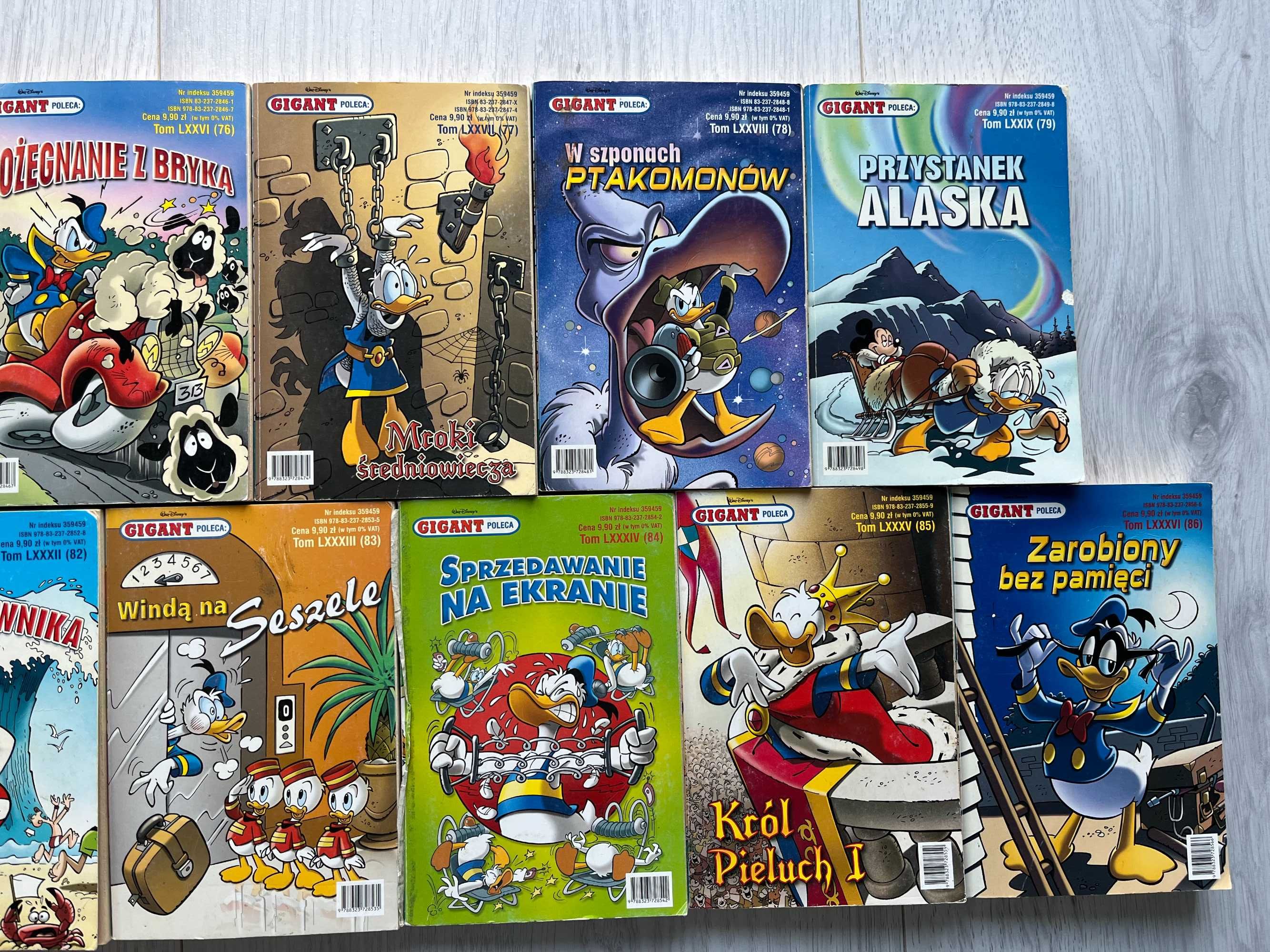 Komiks Gigant Cały Rok 2007 13 sztuk numery 74-86