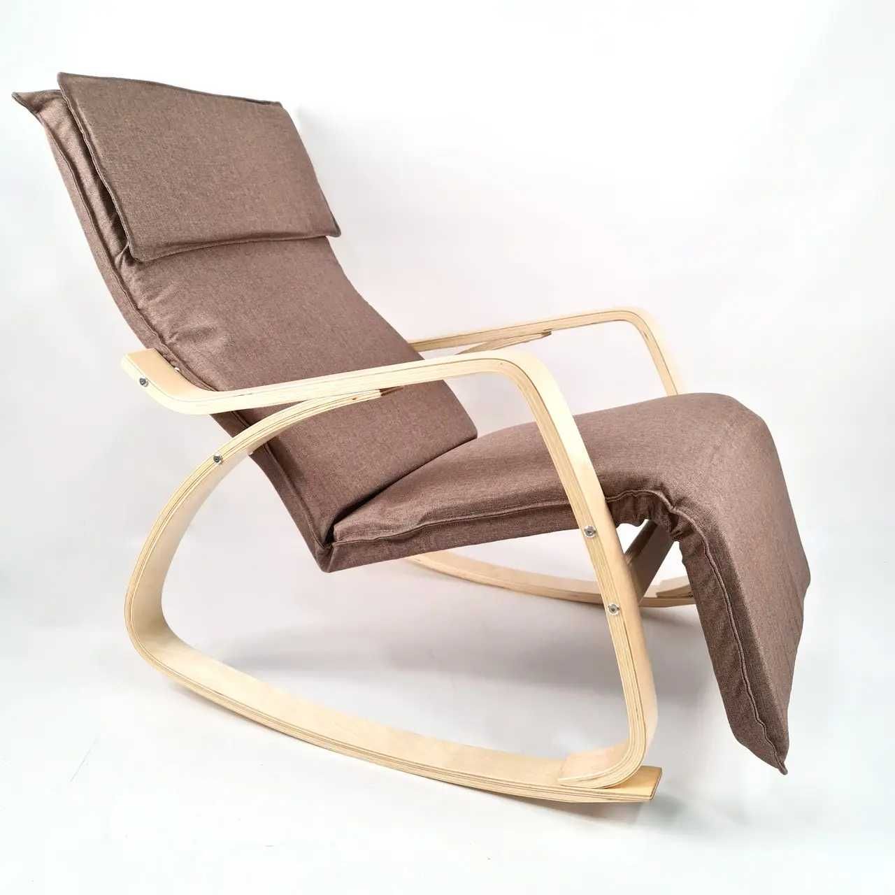 Крісло гойдалка для квартири, кресло качалка Style RC002 Natural Latte