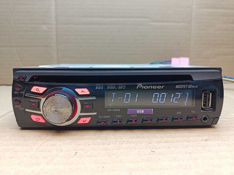 Radio CD USB MP3 AUX  Pioneer deh-2300ub Mosfet 50W x 4