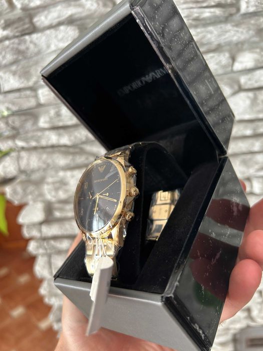 NOWY Zegarek Męski Emporio Armani Zaplombowany + Karta Gwarancyjna HIT