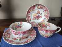 2 Chávenas Almoçadeiras Grandes COPELAND SPODE - "SPODE'S BOUQUET"