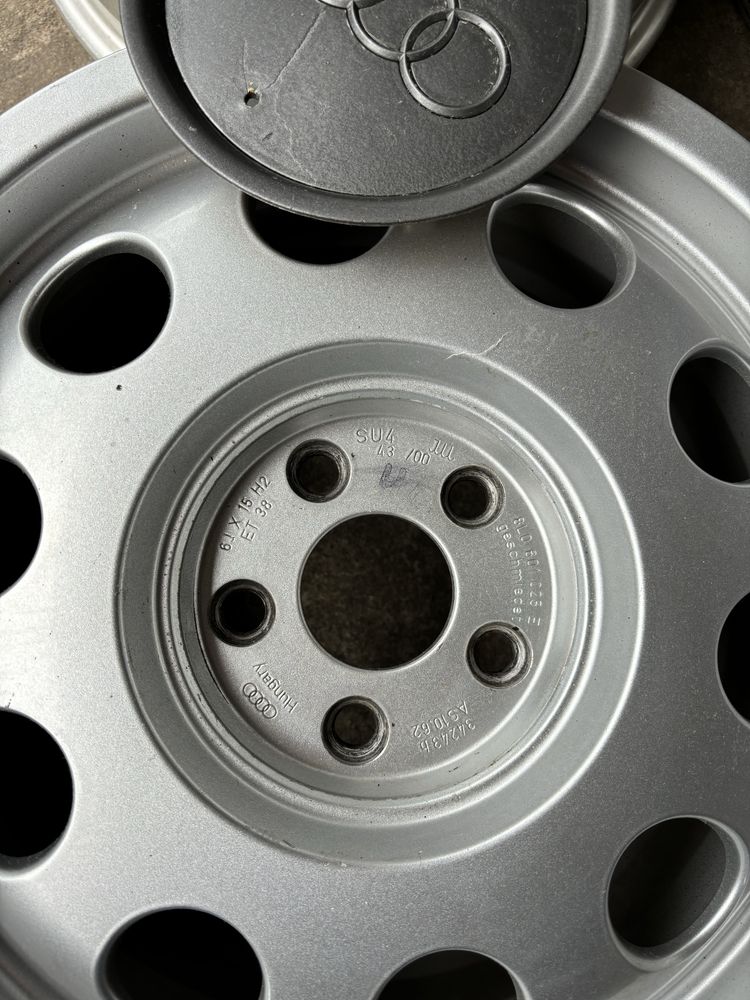 Ładne 5x100x57,1  15" Audi - montaż, gwarancja i faktura