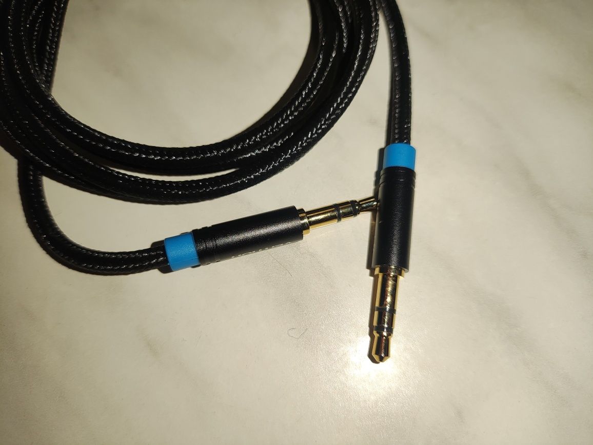 Кабель Vention Audio 3.5 мм M - 3.5 мм M 1 м Black