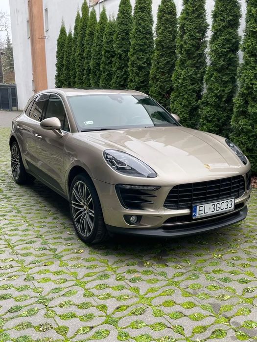 Porsche Macan Porsche Macan Wzorowy Łódż Złoty Jasne Wnętrze