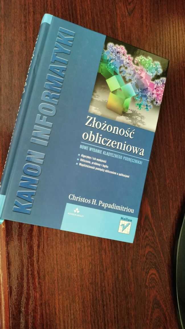 Złożoność obliczeniowa
autor: Christos H. Papadimitriou