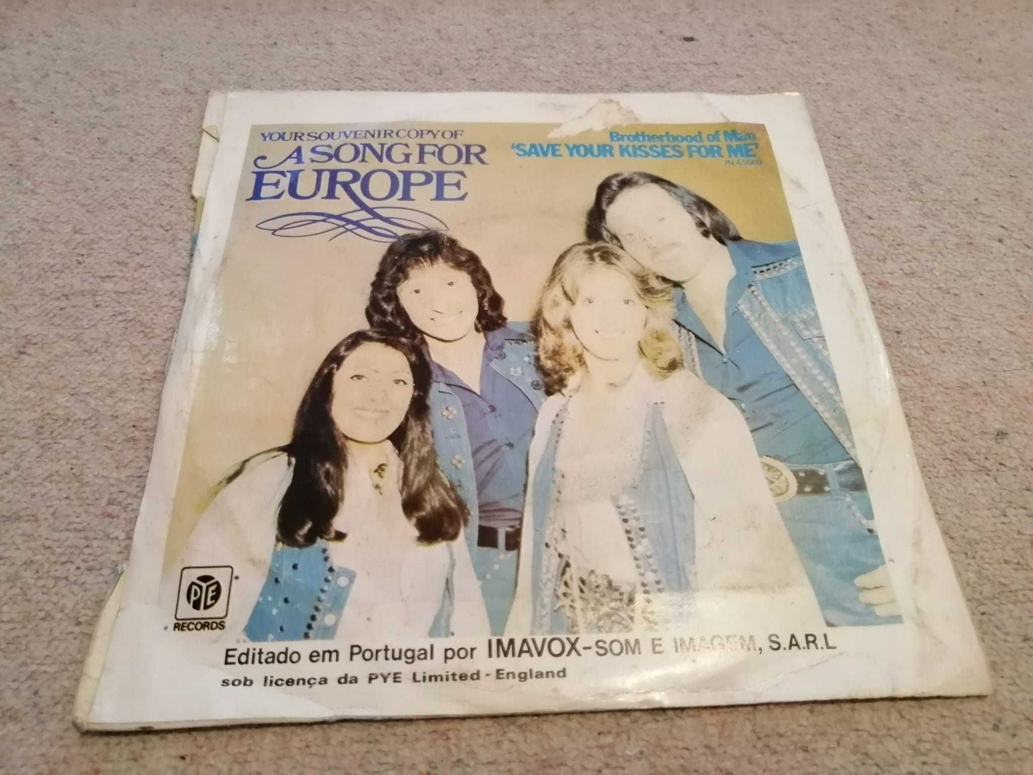 Vinil single, Brotherhood of Man, Save your kisses for me (Eurofestiv)