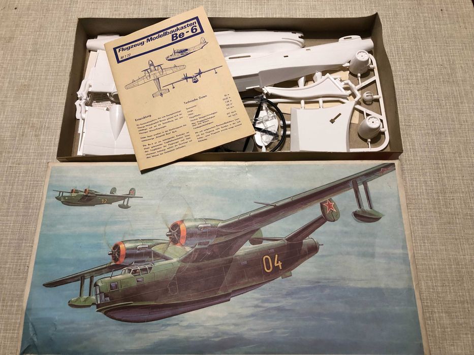 Cборная модель самолета BE-6 масштаб 1:72