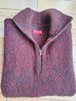 Levis sweter męski czarno czerwony melanż stan bdb rozmiar L/XL