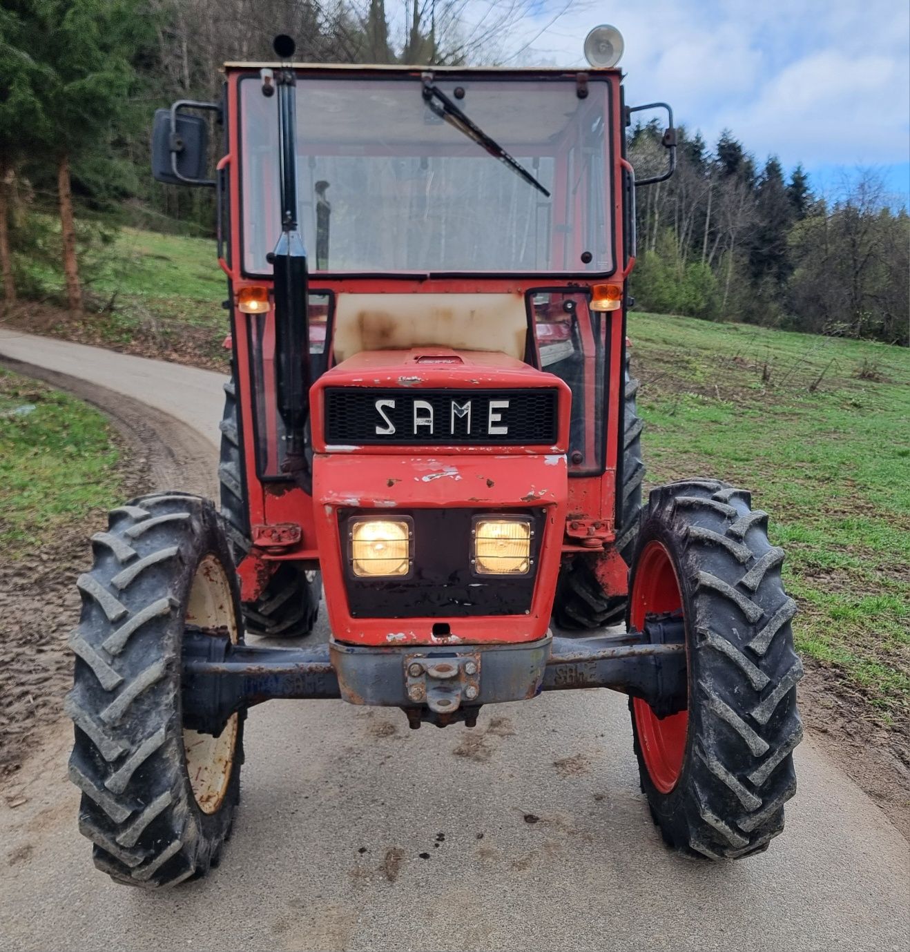 Ciągnik Same Minitauro 50 DT. Kabina, Napęd 4x4, REWERS, Hydraulika