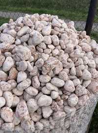 Otoczak Włoski Marmur Łososiowy Kamień Naturalny do Akwarium Ogrodu