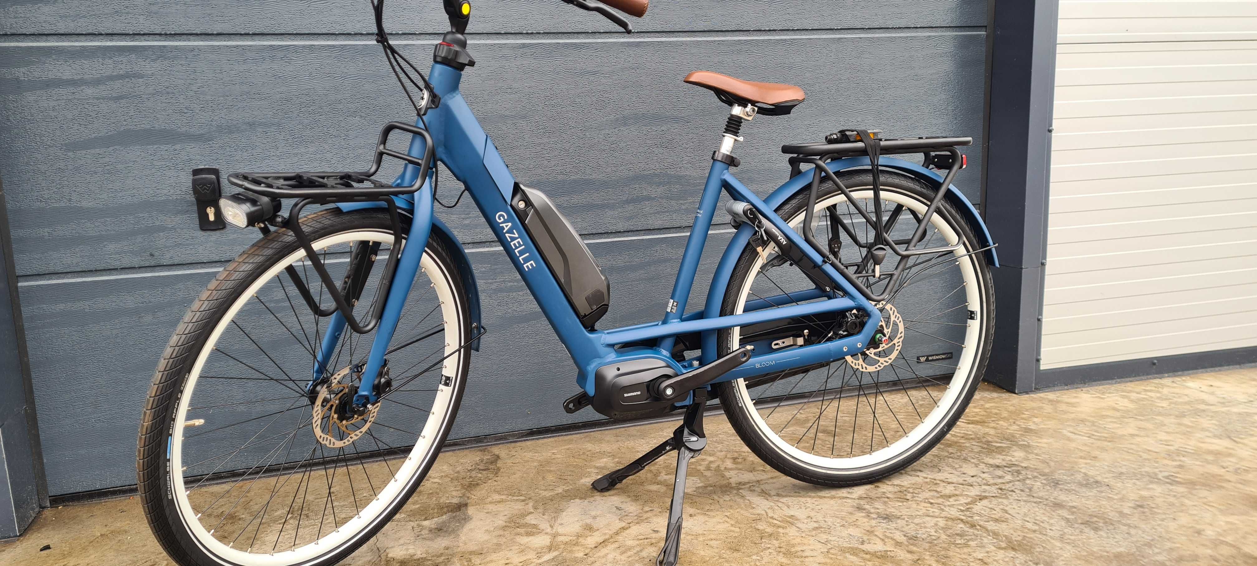 rower elektryczny Gazelle bloom r. 49 niebieski