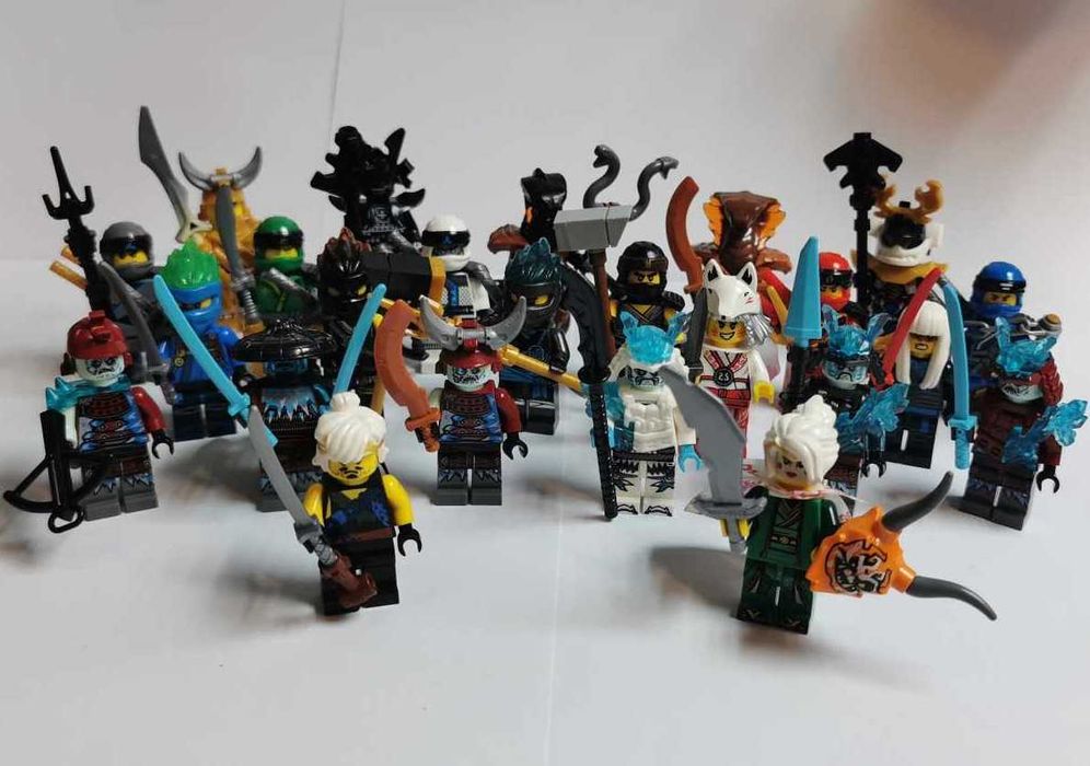 Minifigurki NINJAGO Klocki Ninja Samuraj Ludziki Spinjitzu NOWE