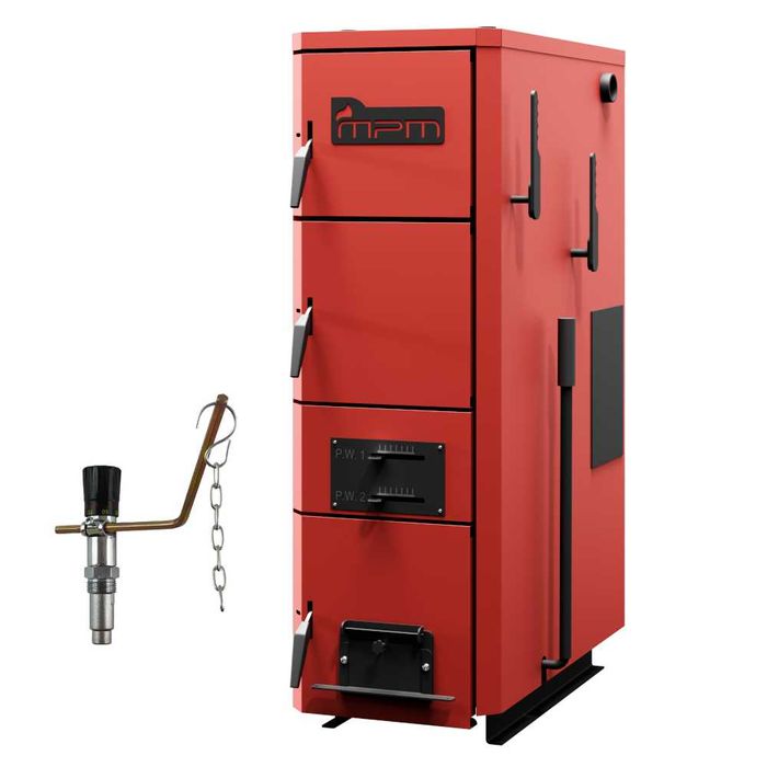 Kocioł, piec MPM DS DUO 8.5 - 17 kW - węgiel - drewno