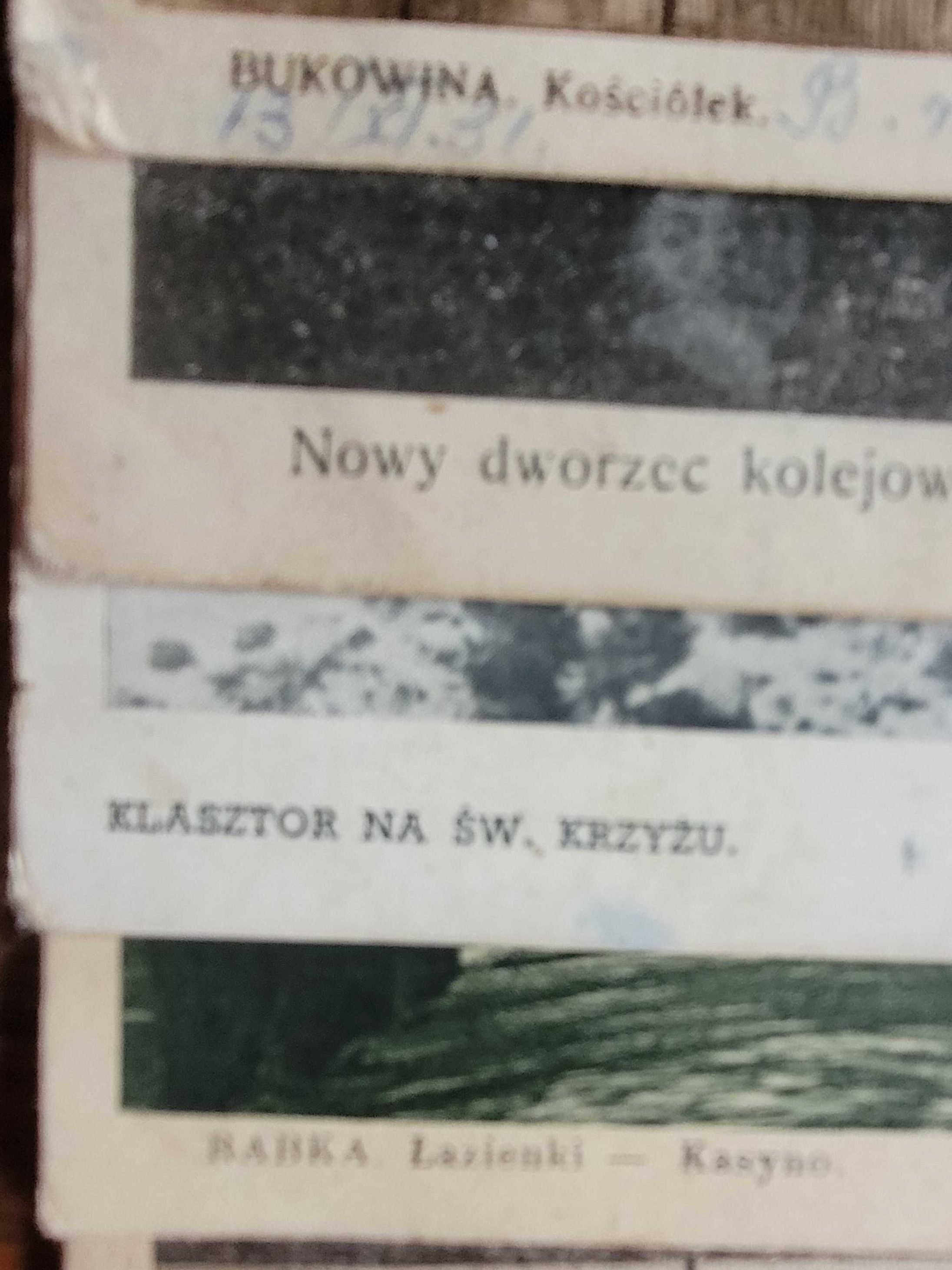 Stare przedwojenne pocztówki z Polski