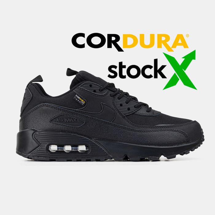 Мужские кроссовки Nike Air Max 90 "Black Cordura" Размеры 40-45