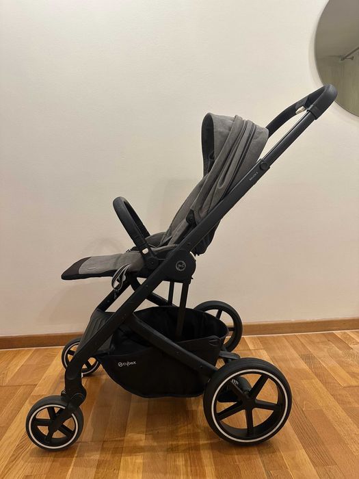 Прогулянкова коляска Cybex Balios S Lux Grey 3в1 + дощовик (Німеччина)