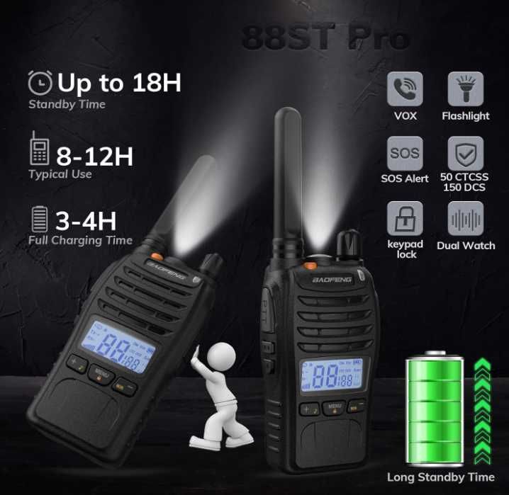 Baofeng BF-88ST Pro PMR446 Walkie Talkie