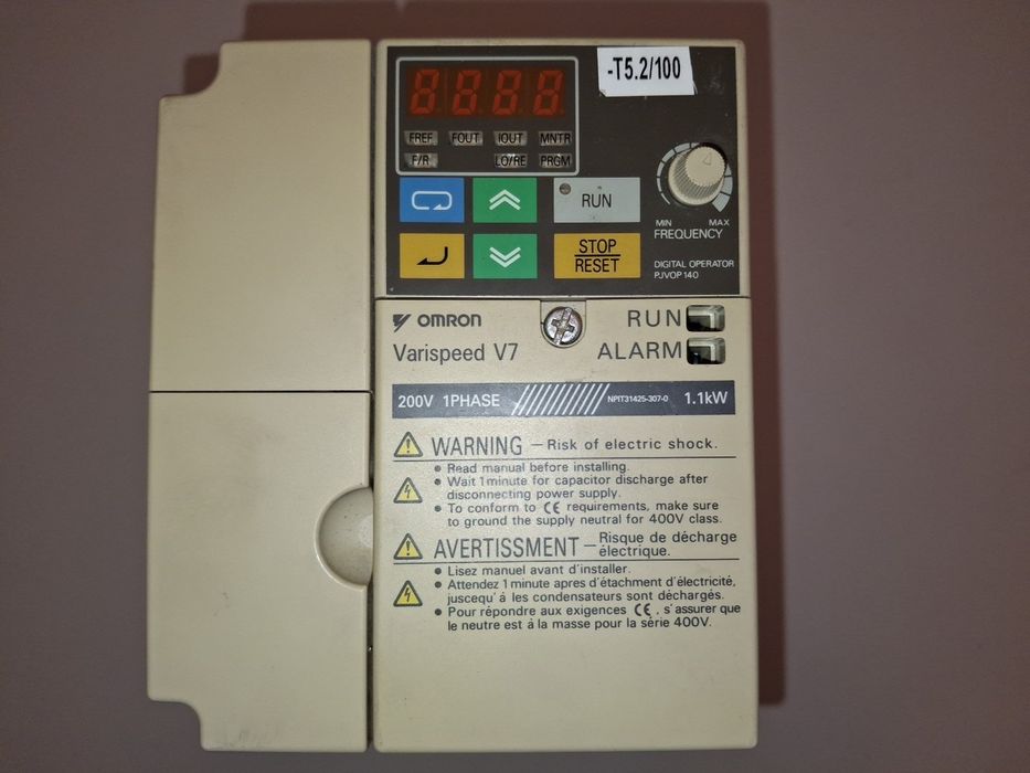 Falownik Omron 1,1kW 1 fazowy
