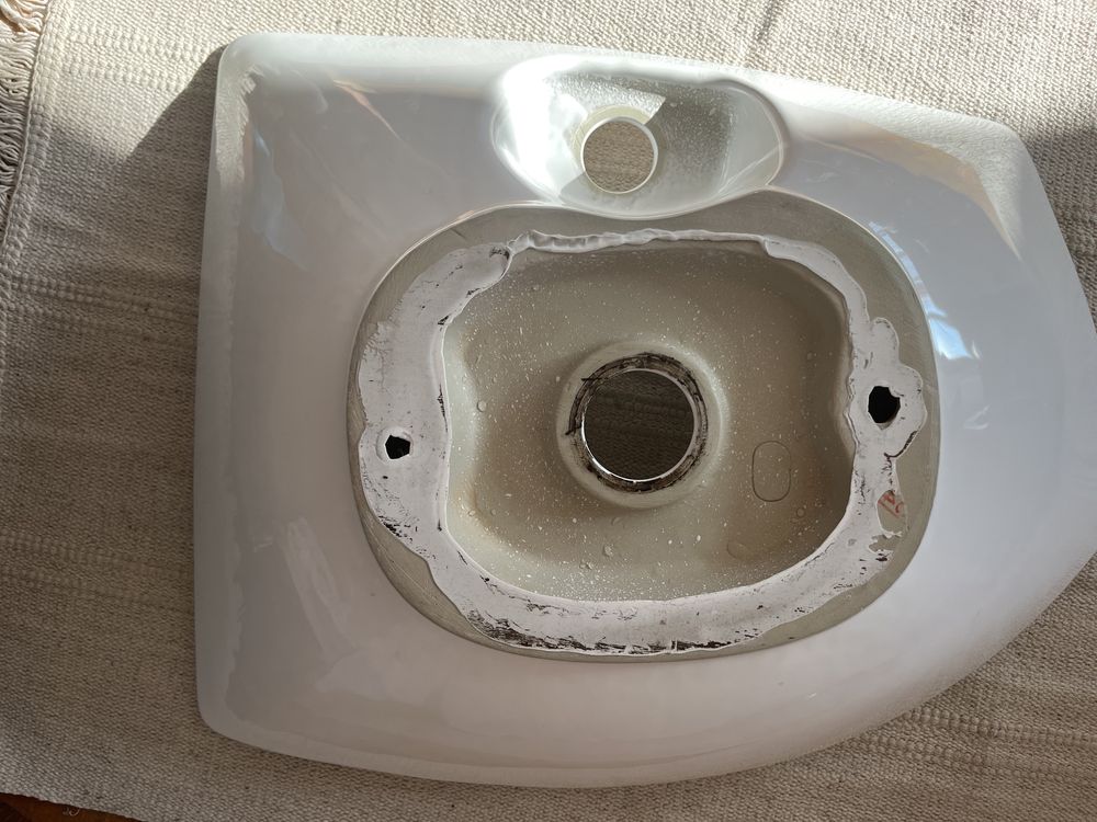 Umywalka nablatowa ozdobny kształt  50 cm