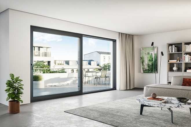 Okno tarasowe, Drzwi przesuwne Schuco Move 2310mm x 2120mm SMARTSLIDE.