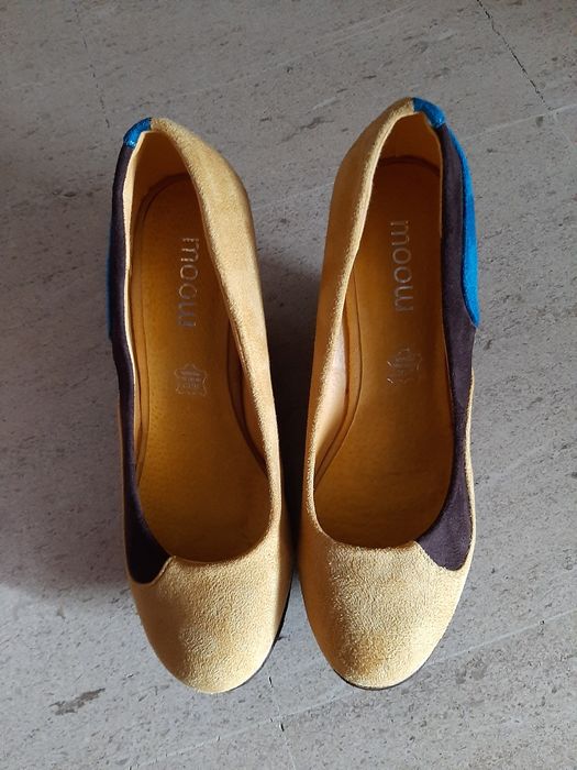 Sapatos moow camurça, 38 - novos