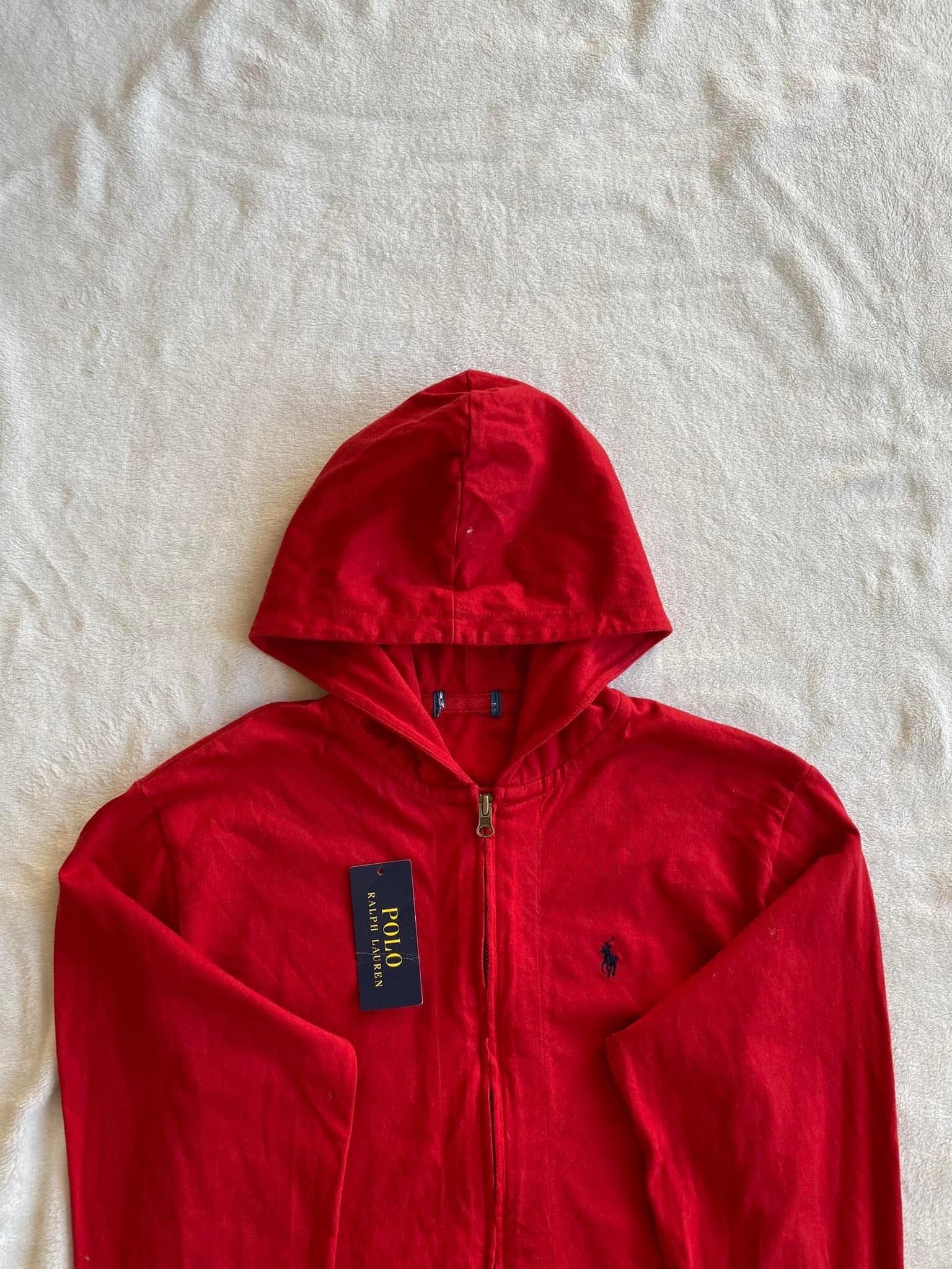 Polo Ralph Lauren Zip Hoodie Red - S