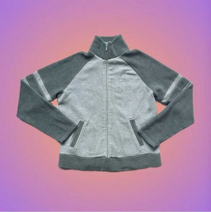 Флисовая женская кофта толстовка next, размер 14/42 с молнией