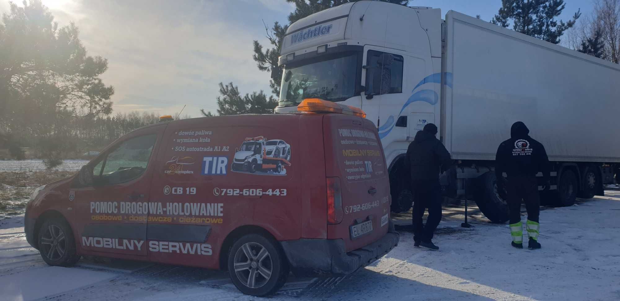 Pomoc Drogowa 24h - Autolaweta - Holowanie Zgierz Stryków Aleksandrów