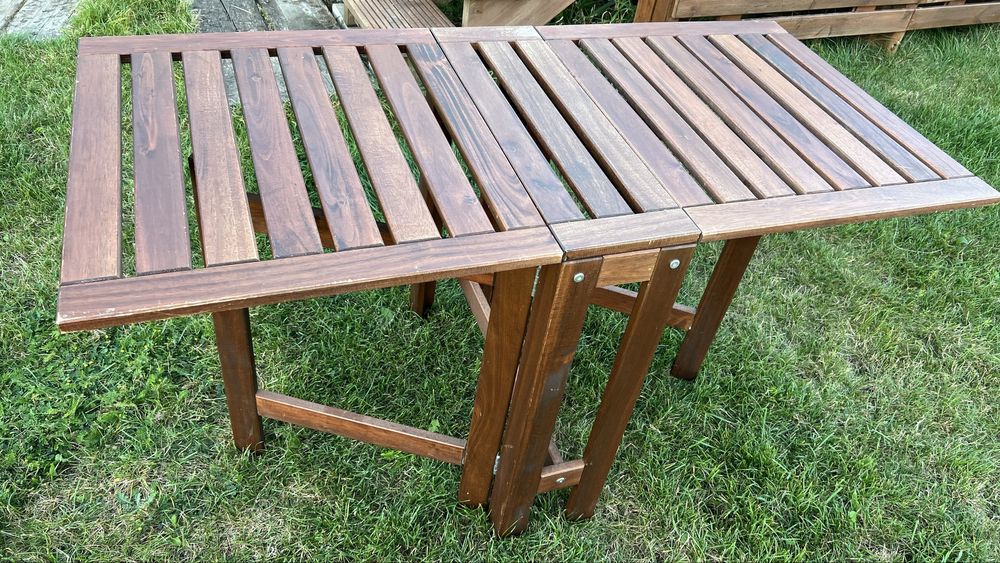 Ikea Applaro, stół ogrodowy rozkładany