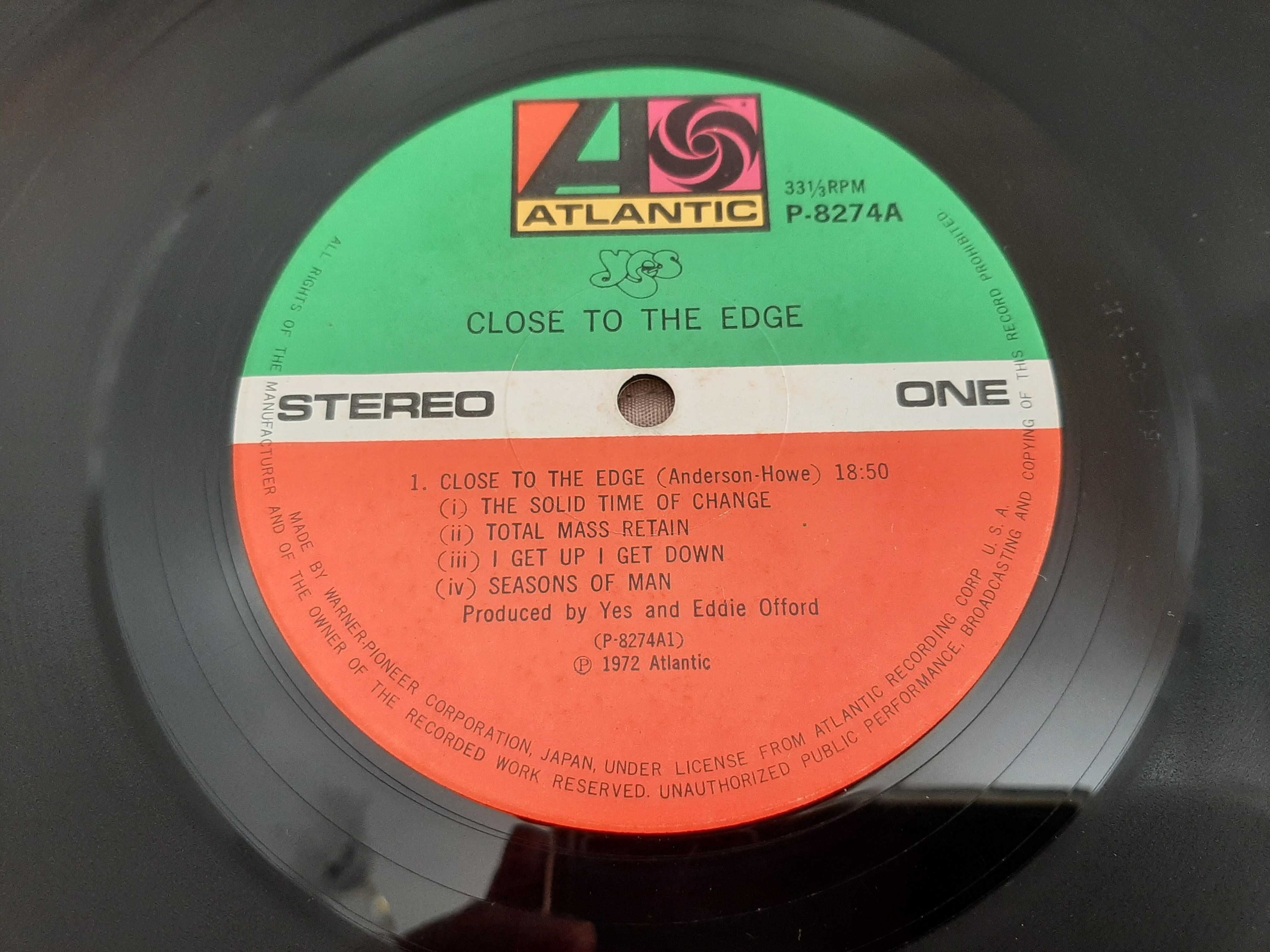 Yes - Close To The Edge - Japão - Vinil LP