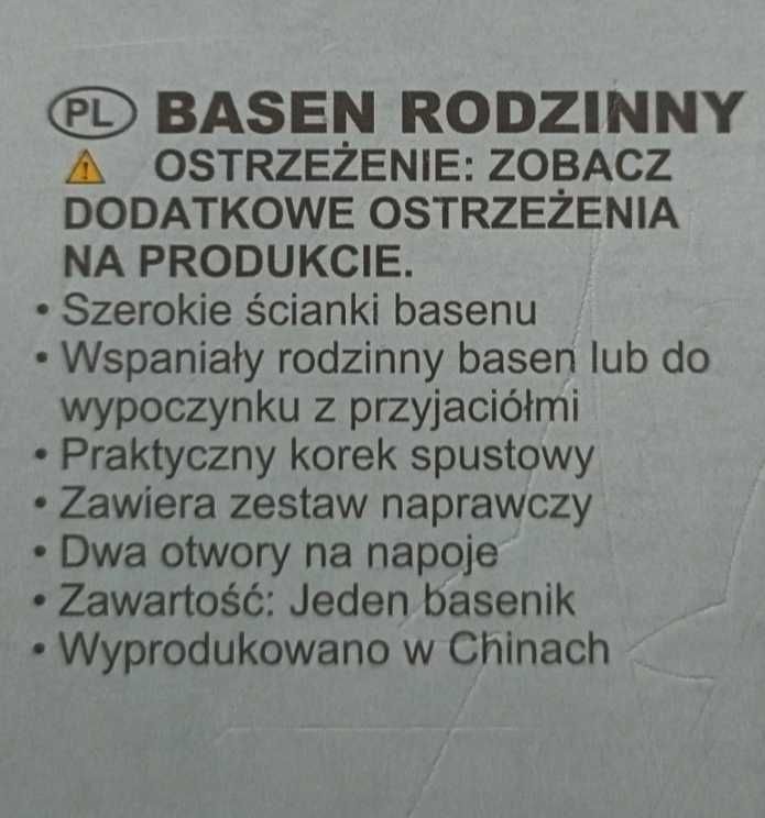 Basen dla całej rodzinki