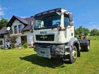 MAN TGM 18.290 4X4 piaskarka manual reduktor blokada mostów wywrotka
