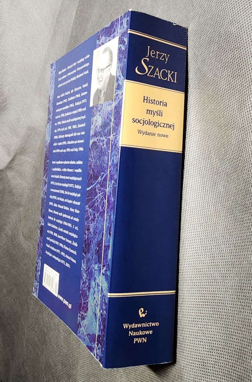 Ksiazka Historia Mysli Socjologicznej. J. Szacki