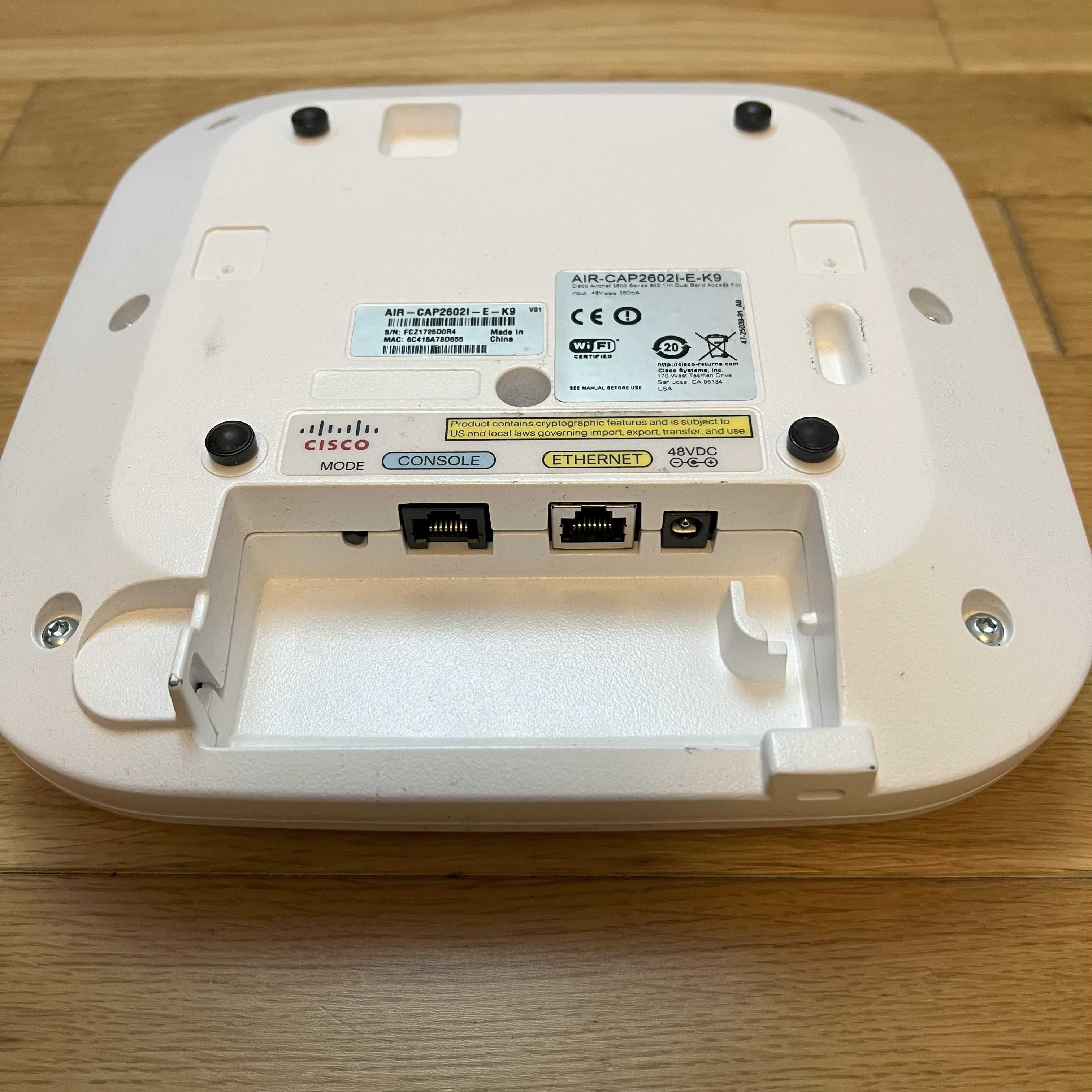 Punkty dostępowe Wi-Fi Cisco AIR-CAP2602I-E-K9