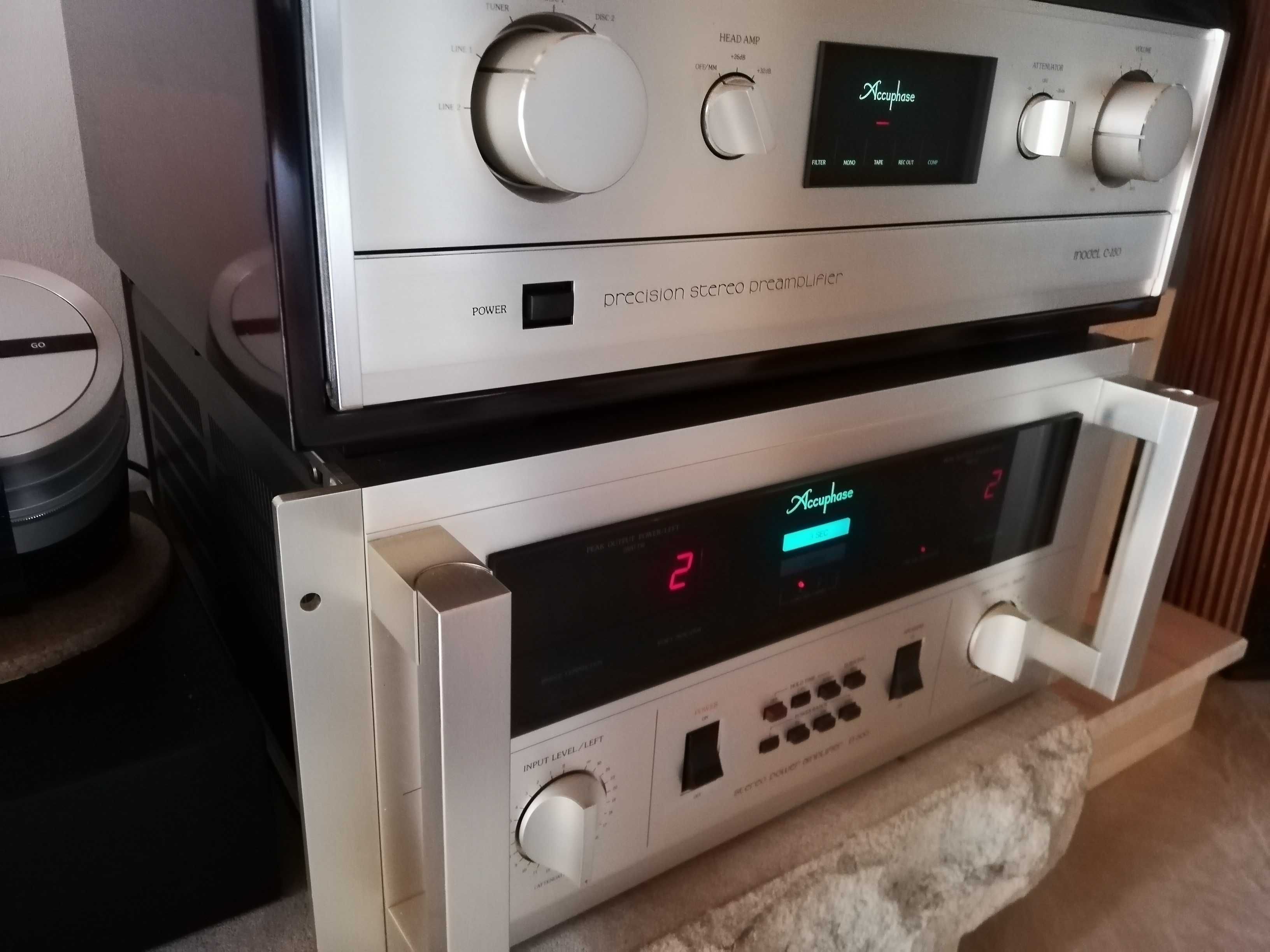 Accuphase c-280  accuphase p-600 stan perfekcyjny odbiór