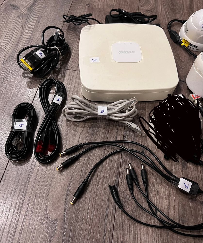 Monitoring zestaw 5 kamer kenik i dahua, rejestrator dahua