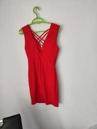 Sukienka czerwona 36 S