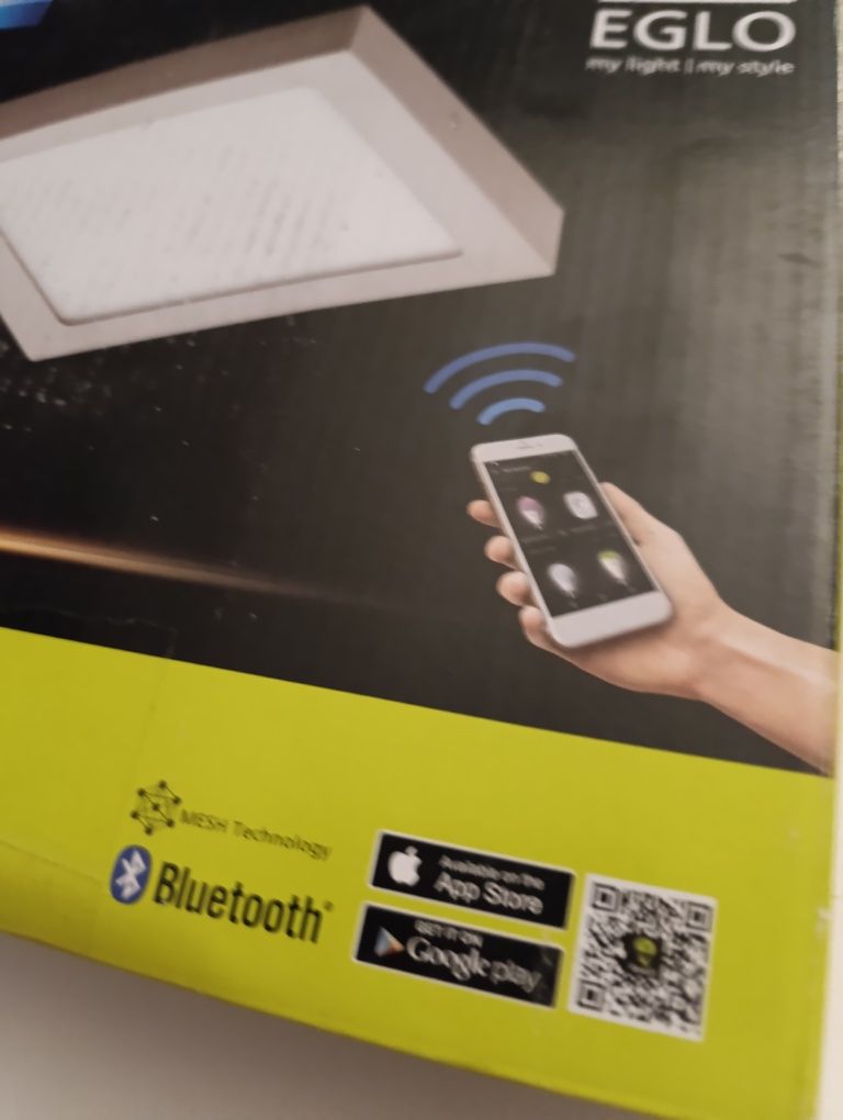 Plafon kwadratowy LED Bluetooth connecton