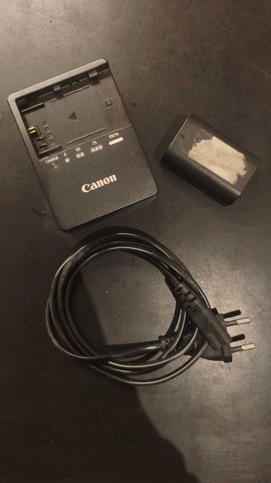 Bateria Canon LP E6 e Carregador LP E6E