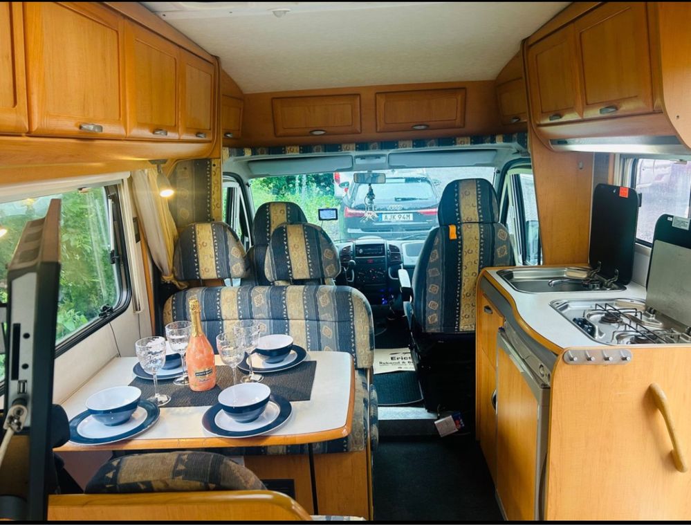 Kamper hymer Fiat 2.8jtd klima solary truma