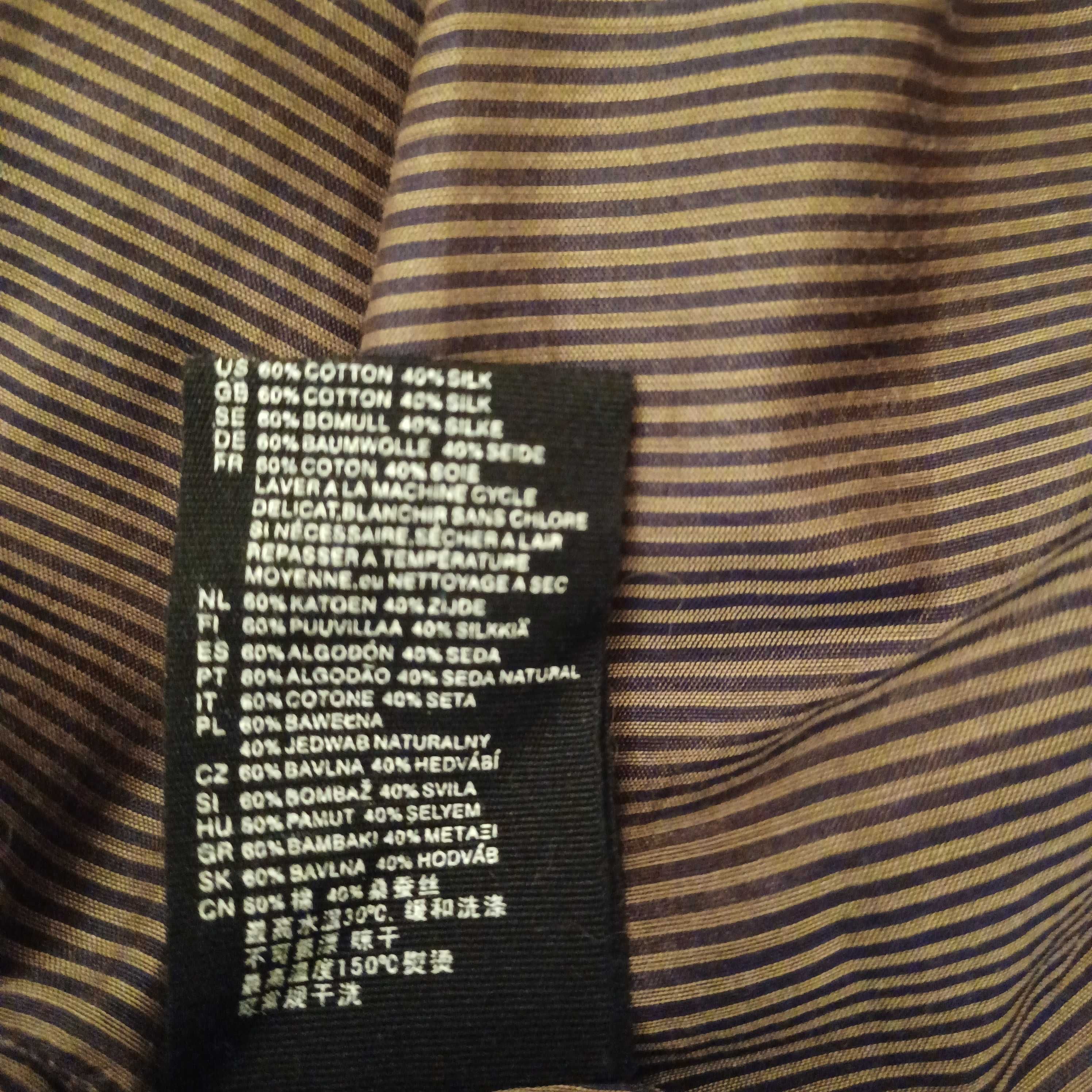 H&M bluzka ślicznota jedwab+bawełna  super stan dla M