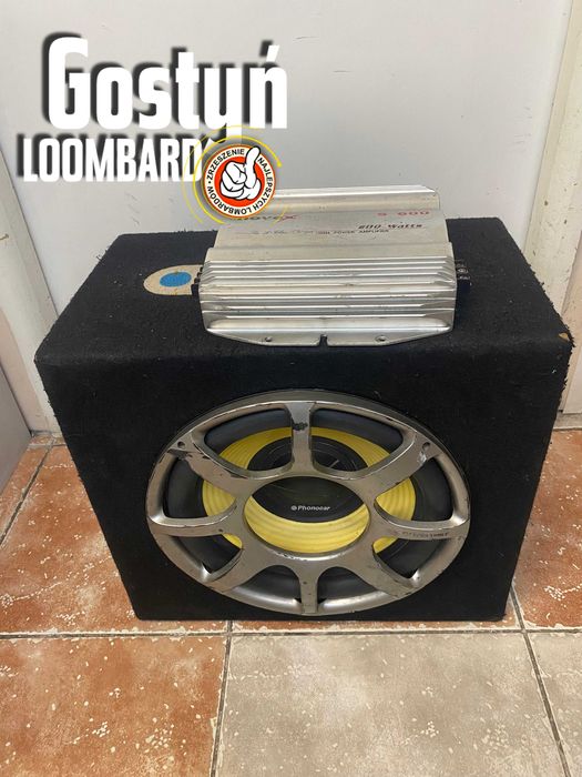 Od Lombard Gostyń Wzmacniacz NOVEX S600 + Subwoofer  samochodowy