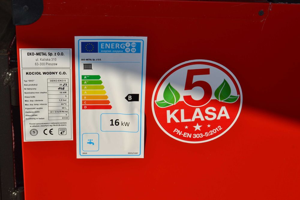 16 kw  Kocioł  piec piece na wegiel drewno nadmuchowy