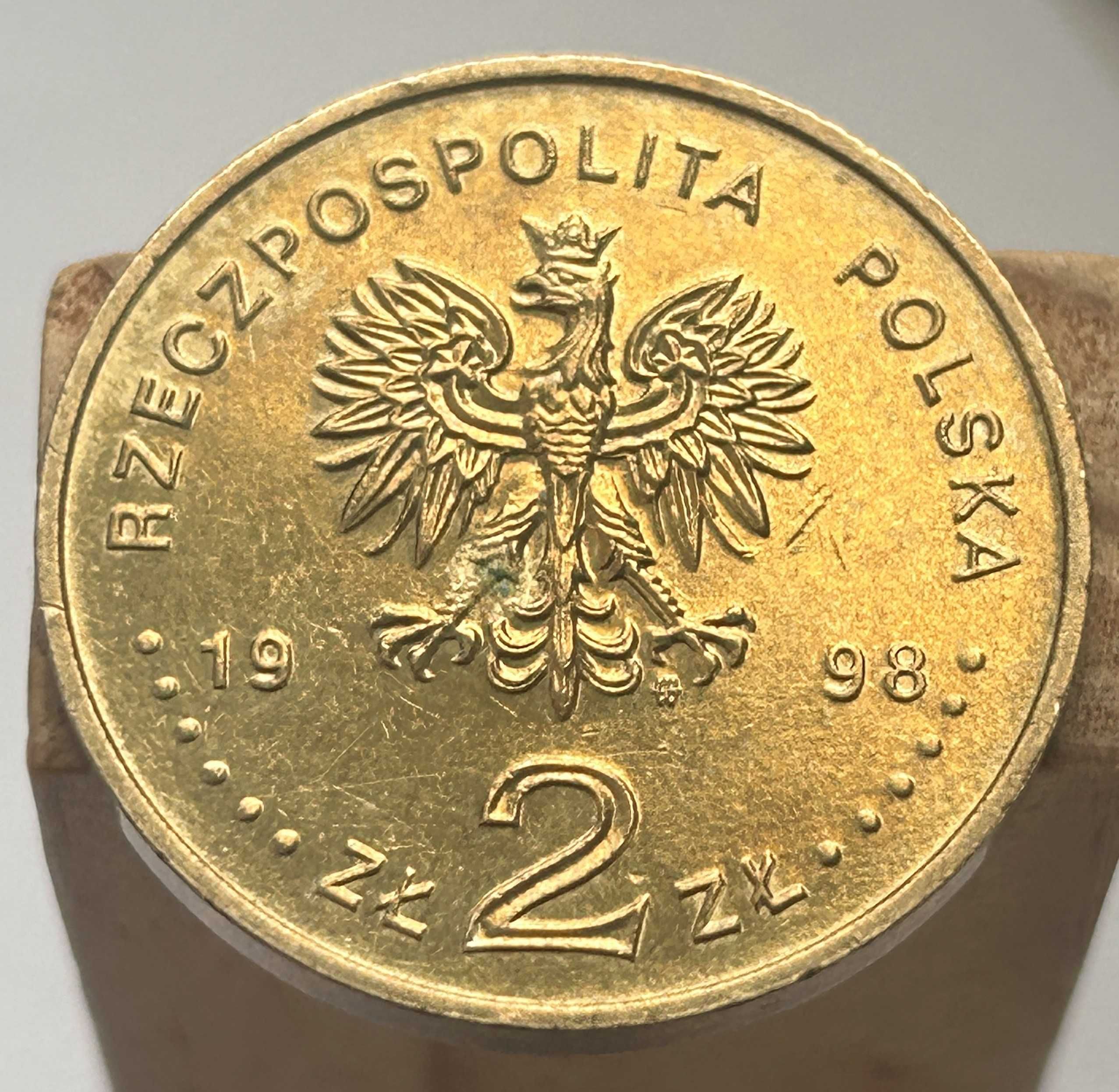Moneta 2 zł 80 Rocznica Odzyskania Niepodległości 1998