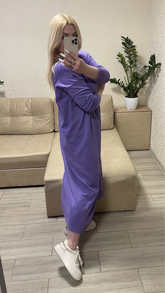 Женское длинное платье Рубашка размер 48;50;52;54;56