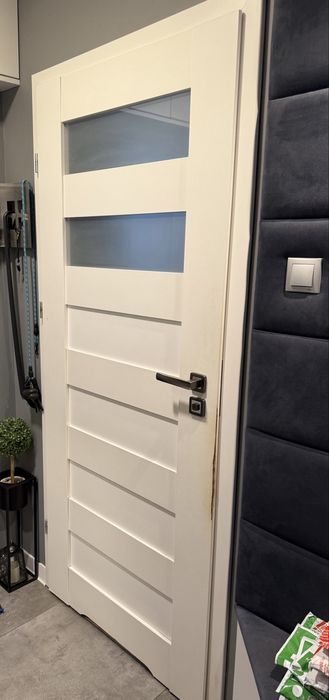 Drzwi wewnętrzne łazienkowe lewe 80cm