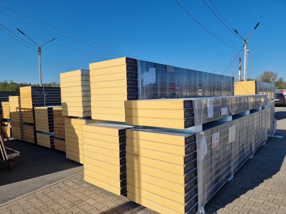 Płyta warstwowa Płyty warstwowe PIR Płyty ścienne i dachowe NOWE !!!