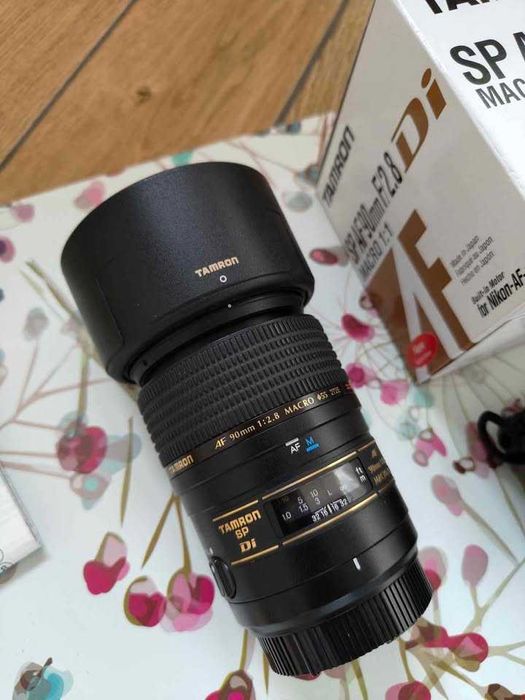 Obiektyw Tamron sp 90 mm f 2.8 di macro Nikon