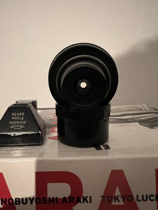 Lente Russar 20mm f5.6 ltm L39 com visor